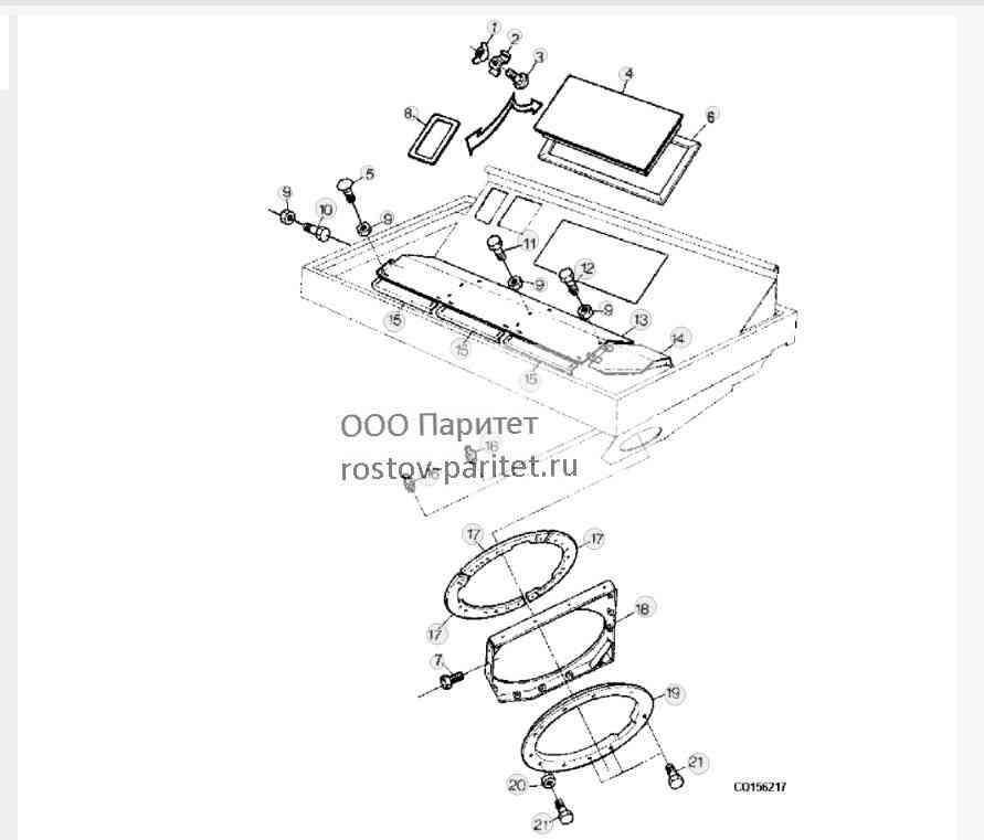 GRAIN TANK ASSEMBLY PARTS 